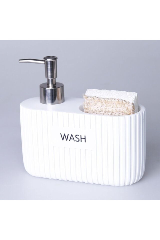 By Selim Grooved Sıvılı Süngerlik Beyaz