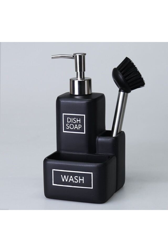 By Selim Liberty Fırçalı Sıvılı Süngerlik Siyah