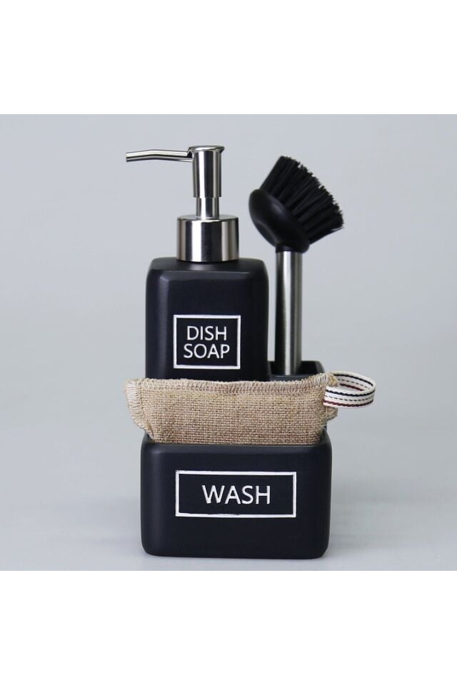 By Selim Liberty Fırçalı Sıvılı Süngerlik Siyah