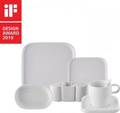 Karaca Cubique 35 Parça 6 Kişilik Porselen Kahvaltı/Servis Takımı