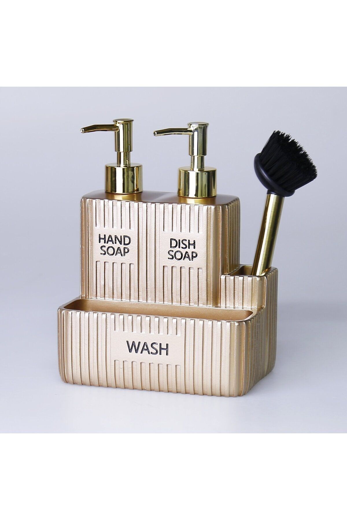 By Selim Grooved İkili Sıvılı Fırçalı Süngerlik Vizon