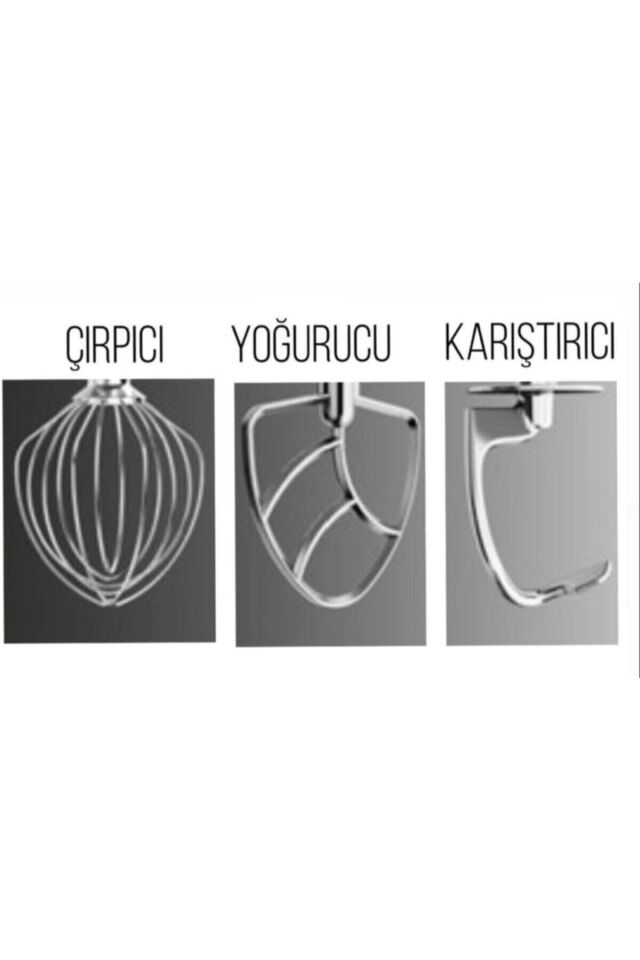 Gurmeaid Mikser 4.8 Litre 1000 Watt Beyaz EF708