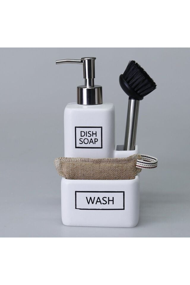 By Selim Liberty Fırçalı Sıvılı Süngerlik Beyaz