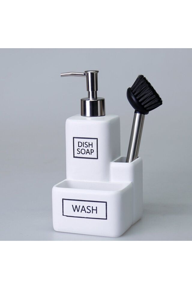 By Selim Liberty Fırçalı Sıvılı Süngerlik Beyaz