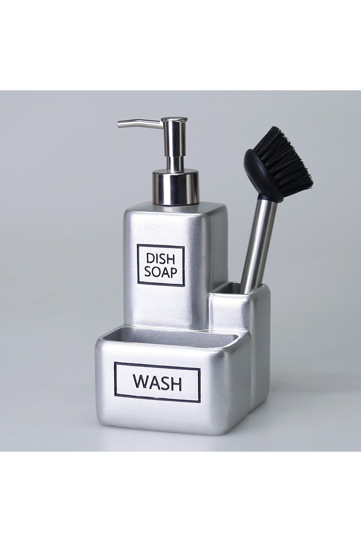 By Selim Liberty Fırçalı Sıvılı Süngerlik Gümüş