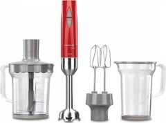 Korkmaz Vertex Mega InoxKırmızı Blender Set