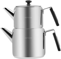 Karaca Yasemin İndüksiyon Tabanlı Çelik Midi Çaydanlık Takımı