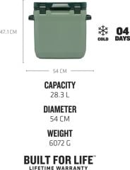 Stanley Adventure Taşınabilir Soğutucu Kamp Buzluğu 28 Lt