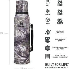 Stanley Klasik Vakumlu Paslanmaz Çelik Termos 1 LT