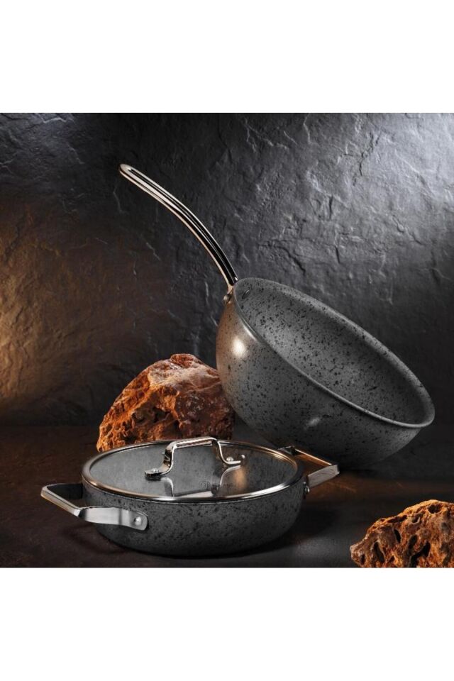 Brioni Stone-h 22 Cm Çizilmez Yanmaz Yapışmaz Sahan