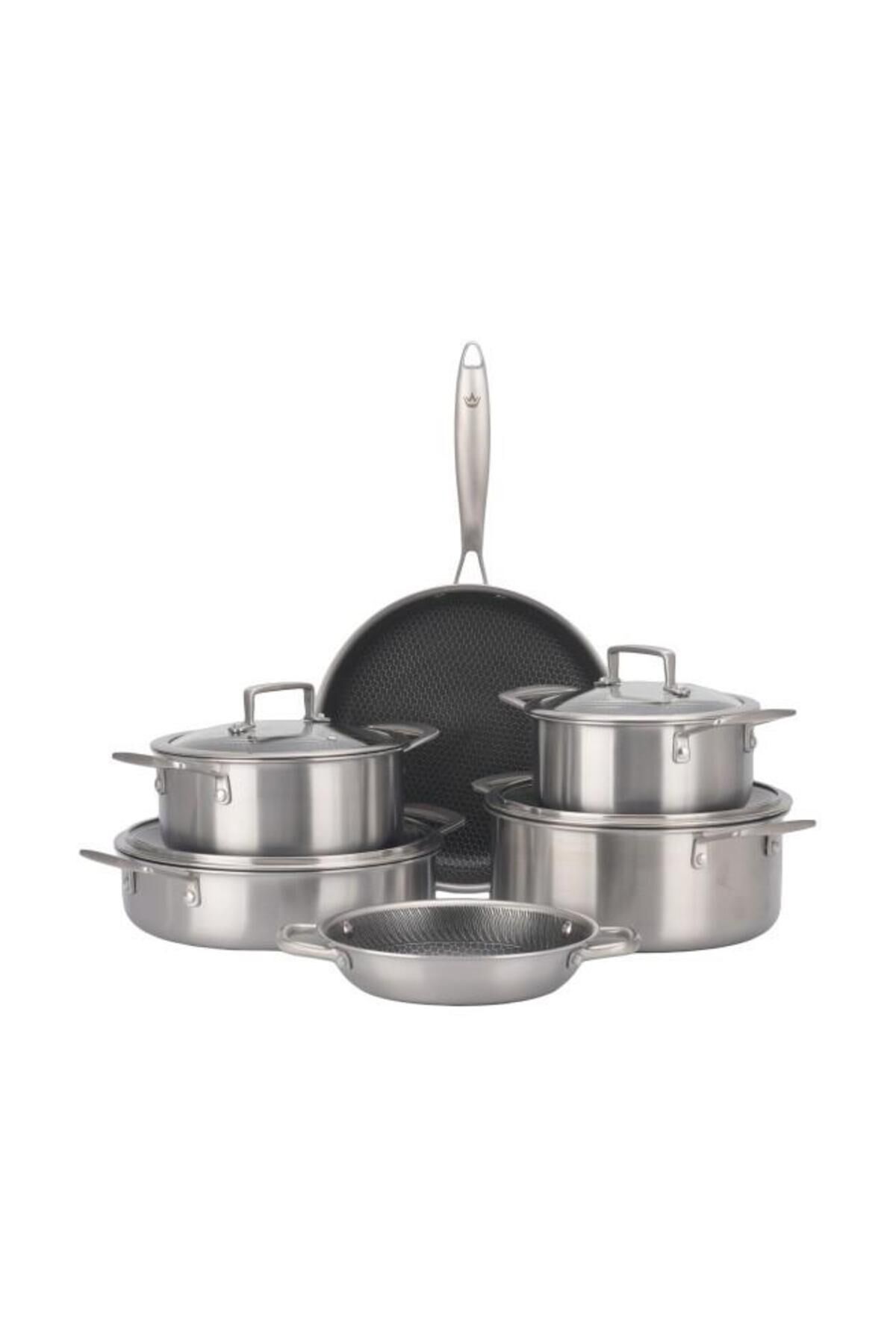 Maxx Doria Steel Fusion 10 Parça Tencere Takımı PA3005