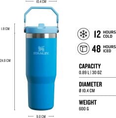 Stanley The IceFlow Flip Straw Pipetli Termos Bardak 0,89 LT