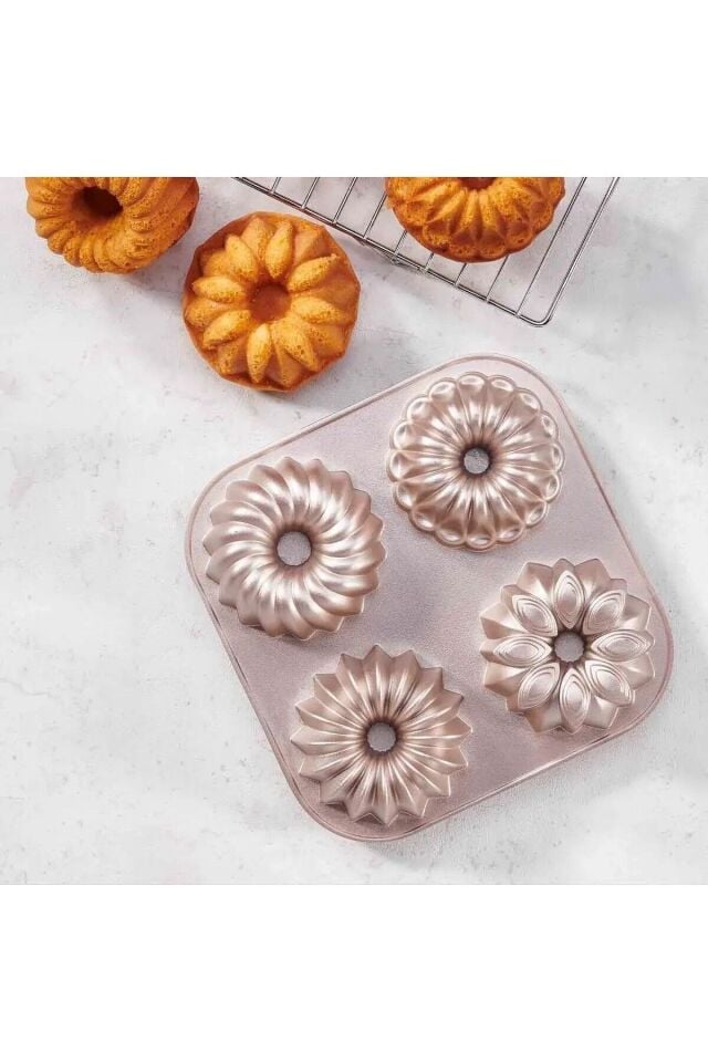 Korkmaz Pasty 4lü Muffin Kalıbı A5617-4