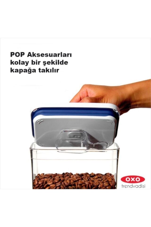 Oxo Büyük Kare Uzun Saklama Kabı 5.6 Lt