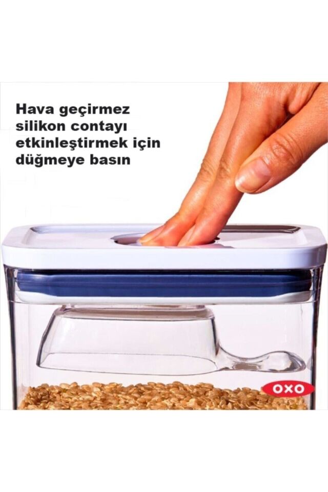 Oxo Büyük Kare Uzun Saklama Kabı 5.6 Lt
