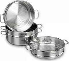 Korkmaz Perla 28x8.3 cm Mantı Tencere Seti