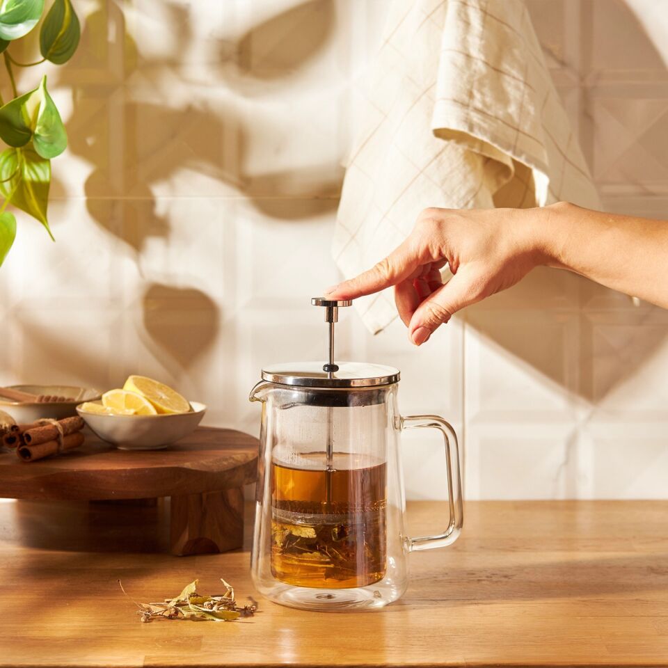 Emsan Double Glass Çift Cidarlı French Press 600 Ml