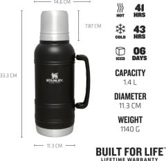 Stanley The Artisan Paslanmaz Çelik Termos 1,4 Lt