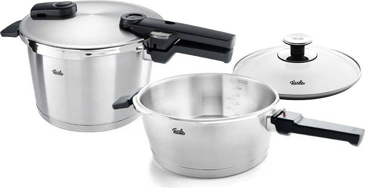 Fissler Vitaquick® Premium 6+3.5 Litre Düdüklü Tencere Seti