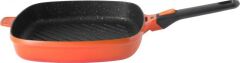 Berghoff Gem Çıkarılabilir Saplı Stay Cool Izgara Tava Turuncu 28 Cm