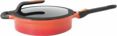 Berghoff Berghoof Gem Stay Cool Kulplu Pilav Tenceresi Turuncu 24 cm