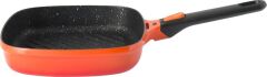 Berghoff Gem Stay Cool Soft Orange Çıkarılabilir Saplı Izgara Tava 24 cm