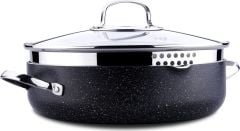 Korkmaz Galaksi Kısa Tencere 28x7,5 cm