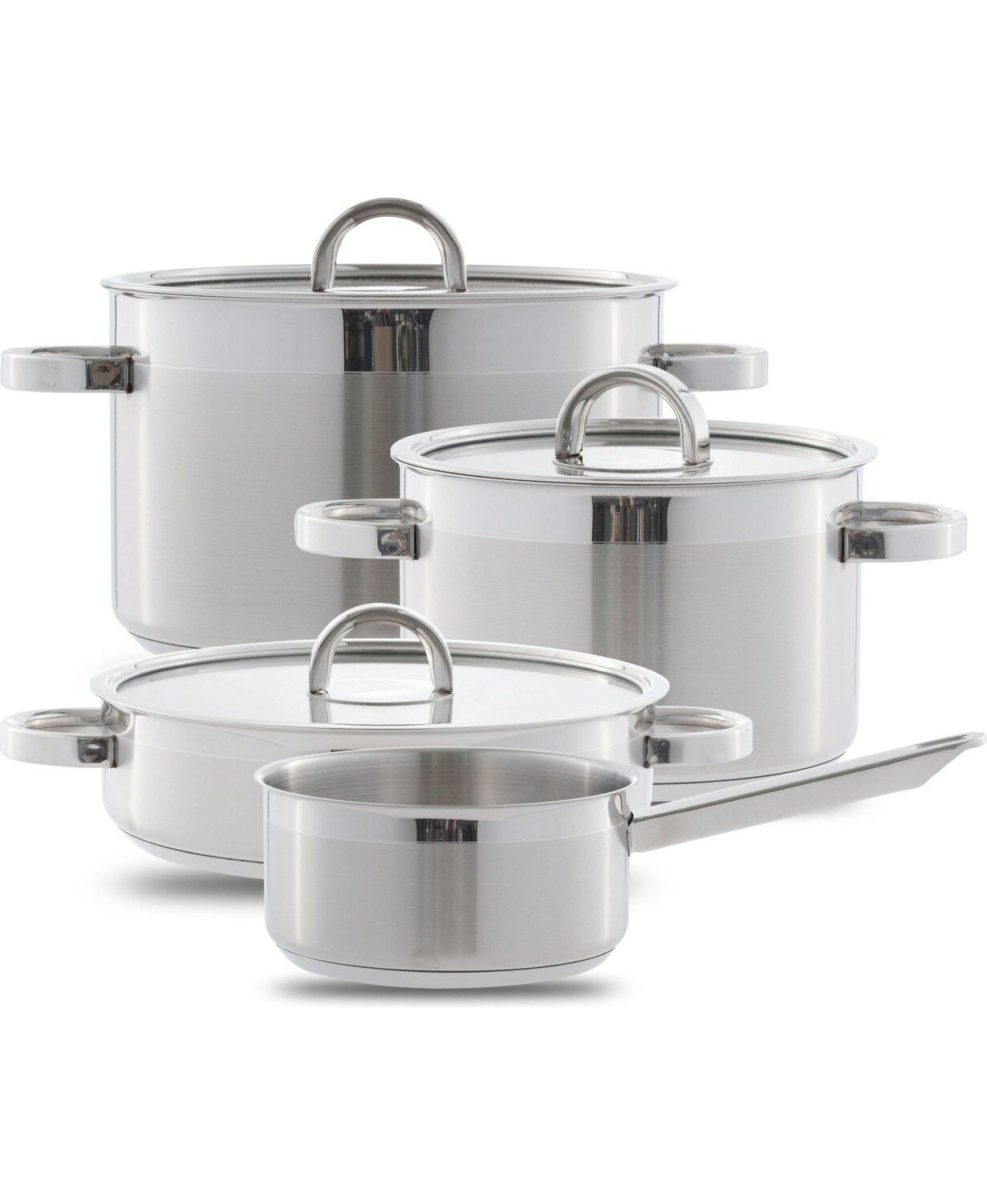 Silampos Atlantico 7 Parça Çelik Tencere Seti