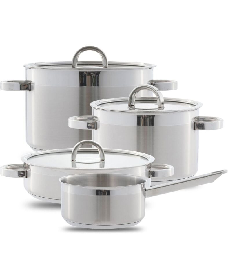 Silampos Atlantico 7 Parça Çelik Tencere Seti