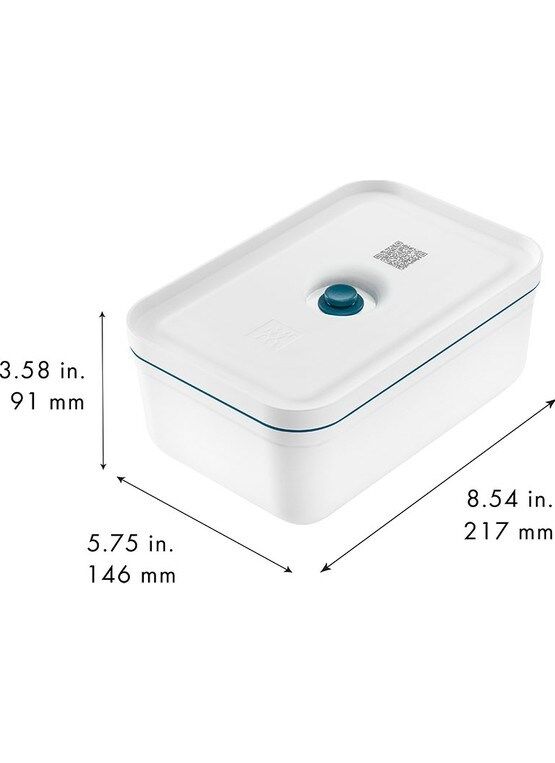 Zwilling Fresh & Save Vakumlu Yemek Taşıma Kabı L 1,3 L Akdeniz Mavisi