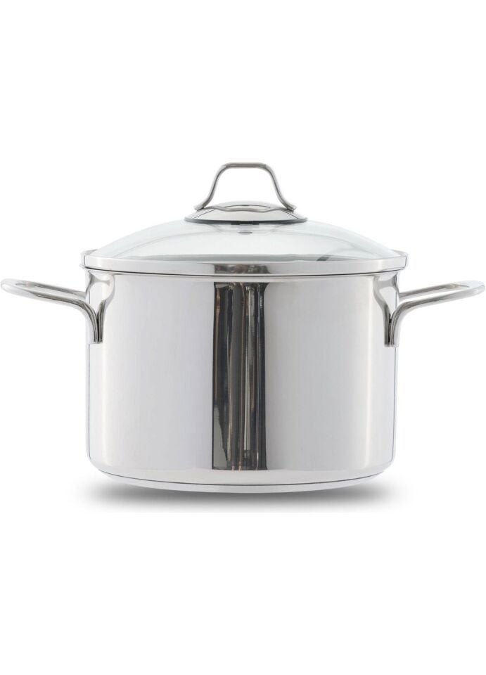 Silampos Tavira Glass 7 Parça Çelik Tencere Seti