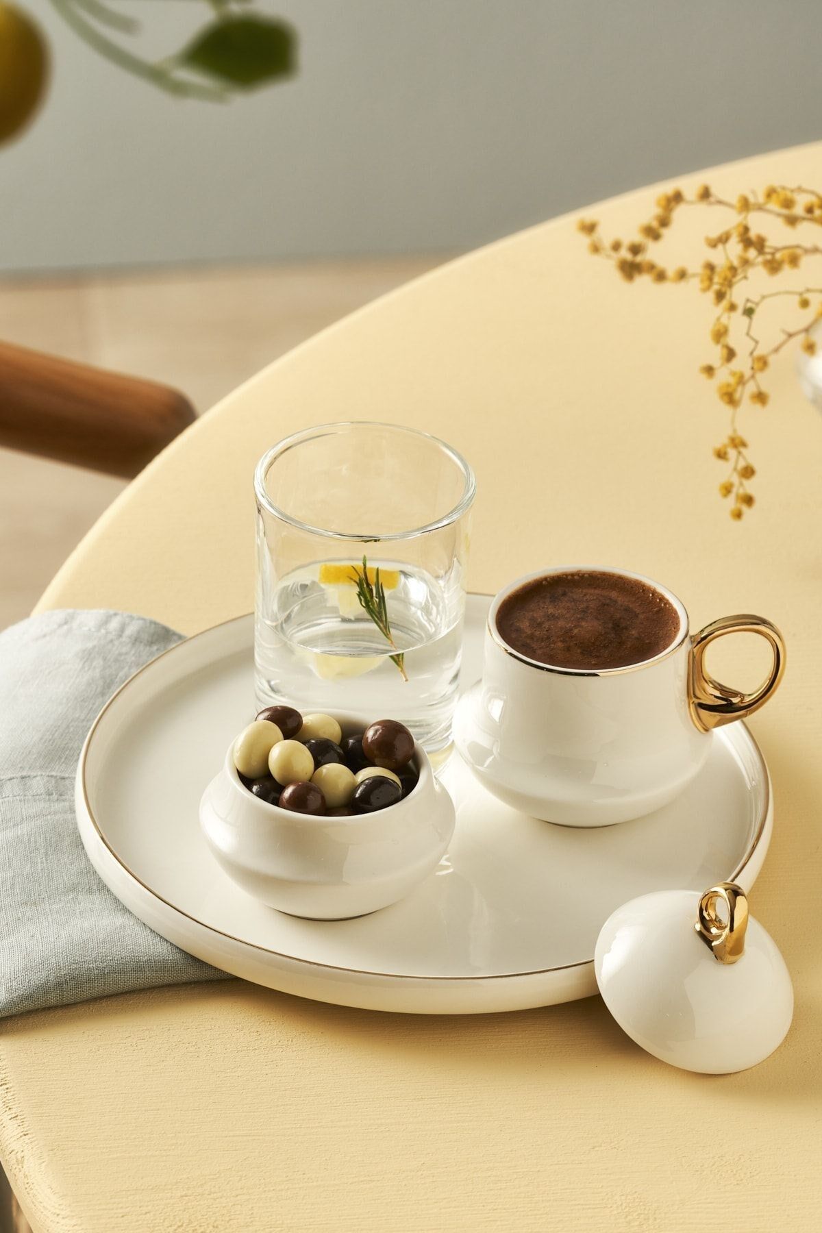 Karaca Acıbadem Tek Kişilik Kahve Sunum Seti 80 ml