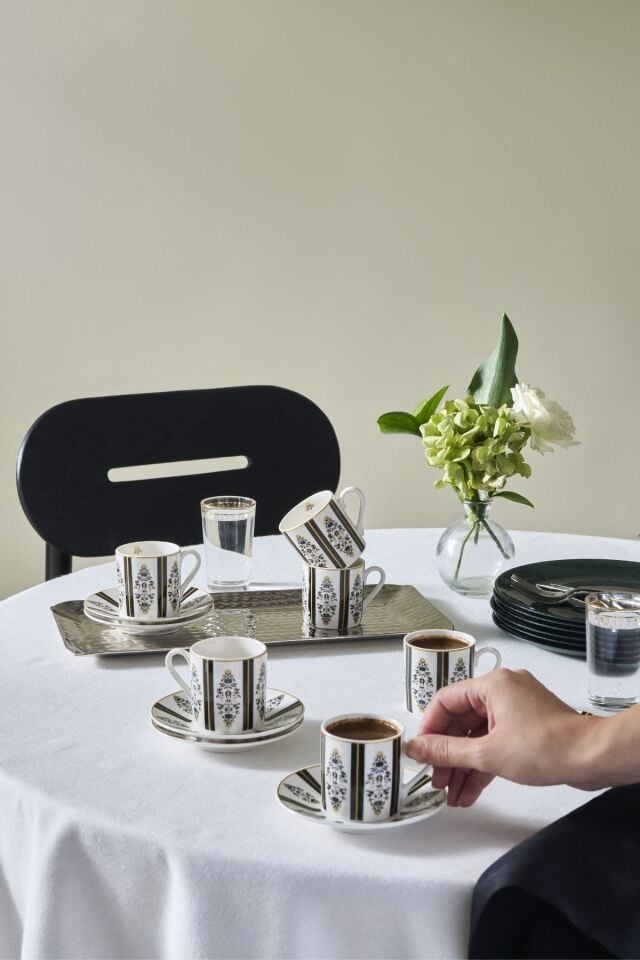 Karaca Sultan 6 Kişilik Kahve Fincanı 80 ml