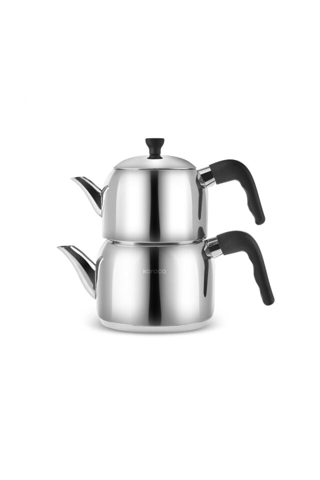 Karaca Nero İndüksiyon Tabanlı Midi Boy Çaydanlık Siyah