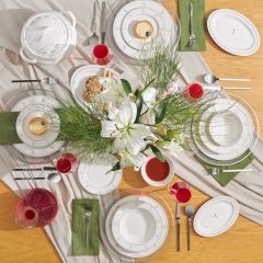 Emsan Olivia New Bone 60 Parça Yemek Takımı