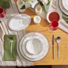 Emsan Olivia New Bone 60 Parça Yemek Takımı