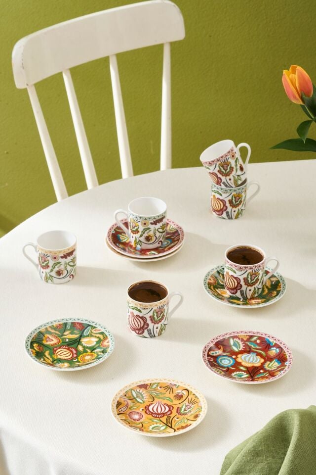 Karaca Lucca 6 Kişilik Kahve Fincanı 80 Ml