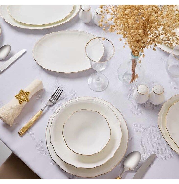 Eva Gold Yemek Takımı 60 Parça