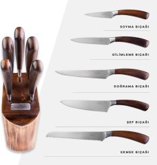Karaca Kılıç 6 Parça Bıçak Seti