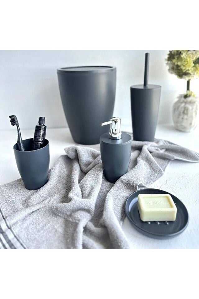 Primanova Pure Banyo Seti 5'li Gri