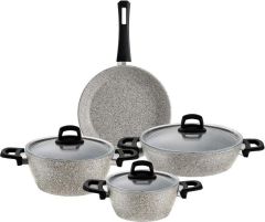 Emsan Tencere Seti Granit 7 Parça Brıght