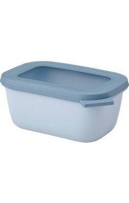 Multi Bowl Cirqula Rectangular Saklama Kabı 750 Ml- Nordic blue