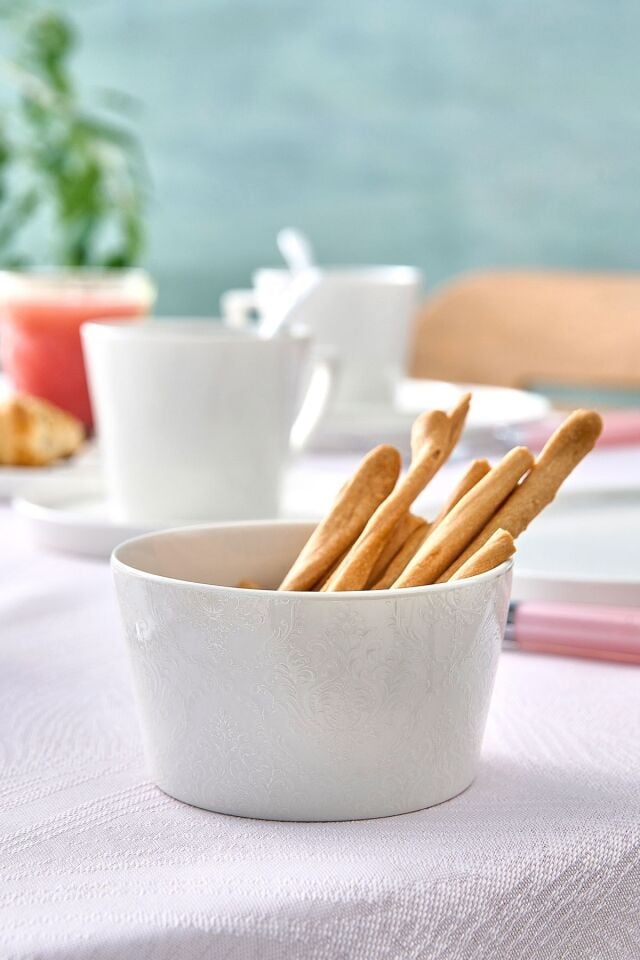 Karaca Forever Bone Salus 33 Parça 6 Kişilik Kahvaltı Takımı