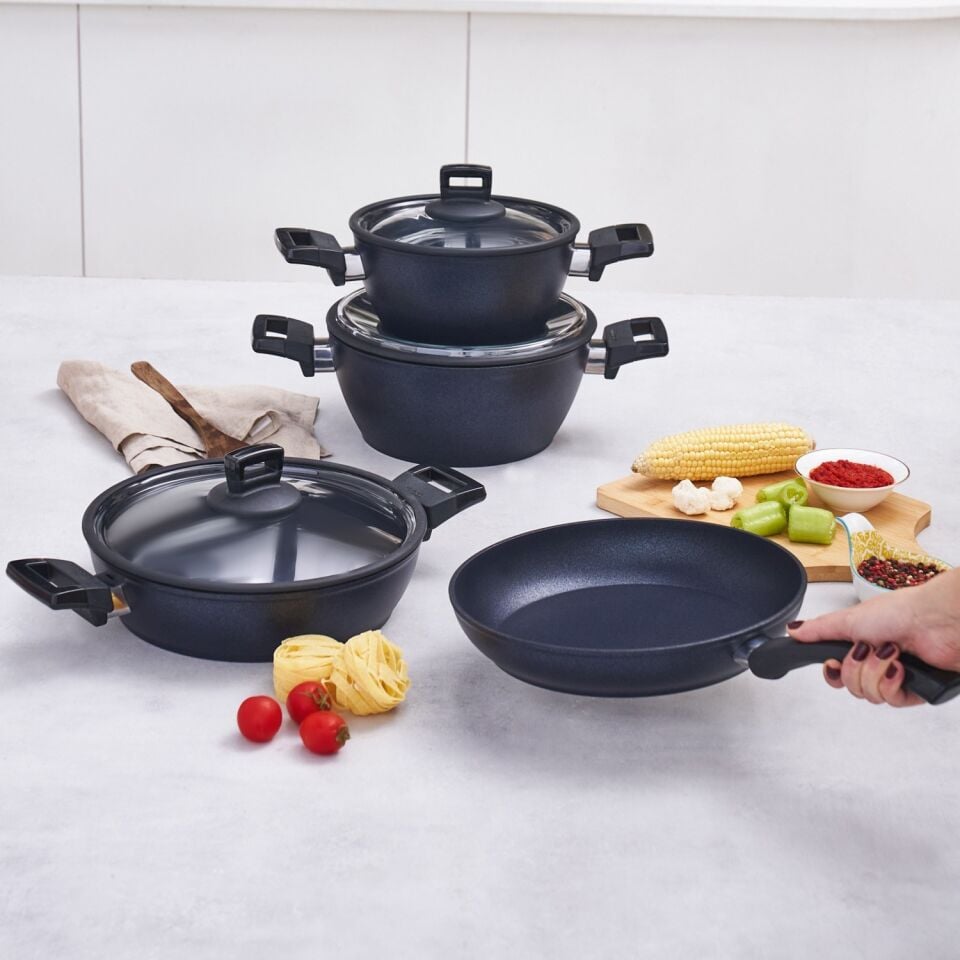 Karaca Biodiamond Powerful Plus 7 Parça Tencere Seti