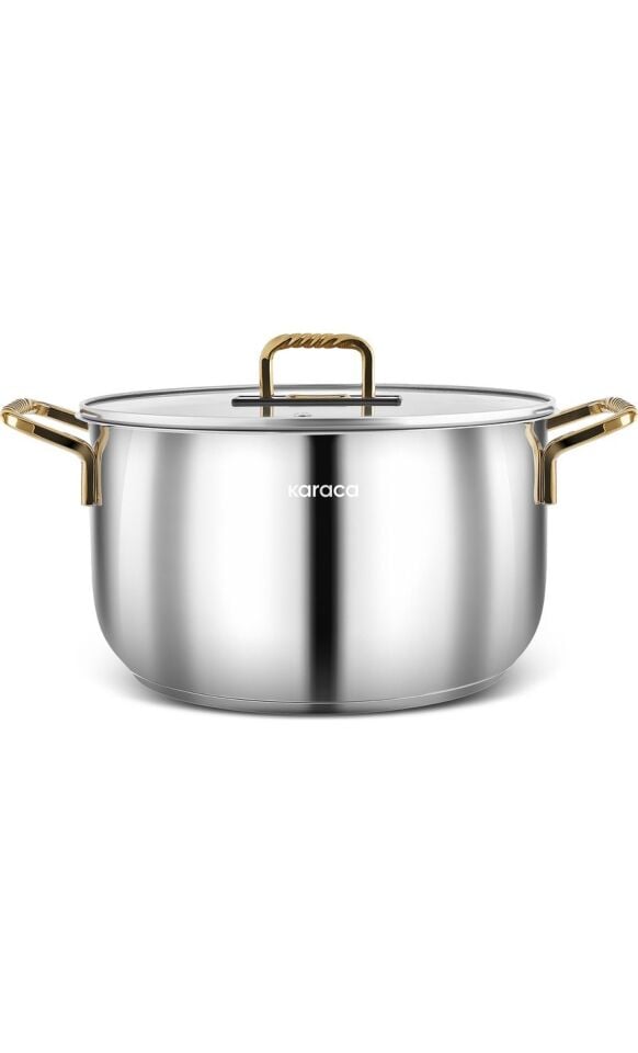 Karaca Maçka Indüksiyon Tabanlı Çelik Tencere 34 cm