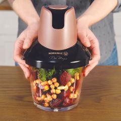 Korkmaz A460-05 Magıc Pro 4 Bıçaklı Cam Rondo Rosagold