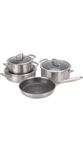 Maxx Doria Steel Fusion 7 Parça Tencere Takımı