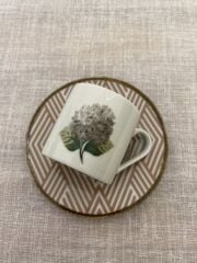 Porland Ortanca 6 Kişilik Kahve Fincan Seti