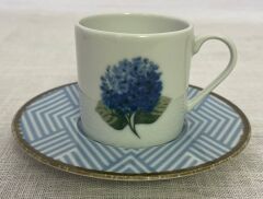 Porland Ortanca 6 Kişilik Kahve Fincan Seti