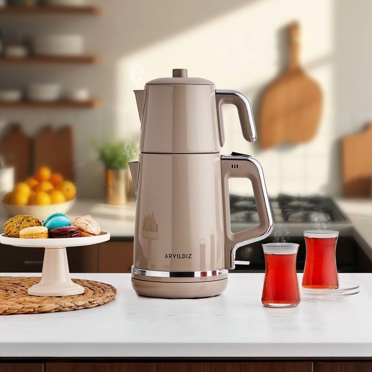 Aryıldız Tea Style Cay Makınesı Bej